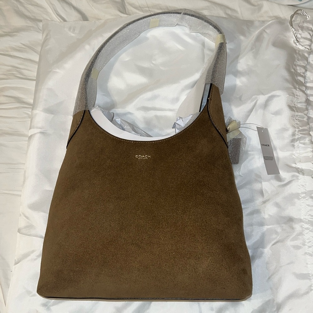 Coach Brooklyn 28 Hobo Bag in Suede